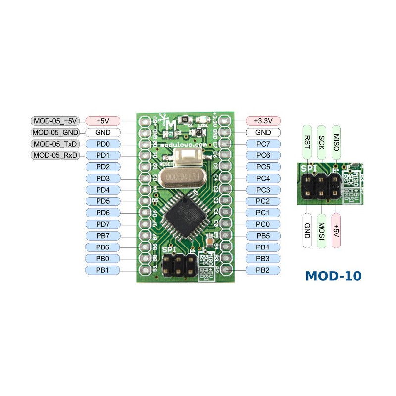 Modul mit ATmega328P - MOD-10