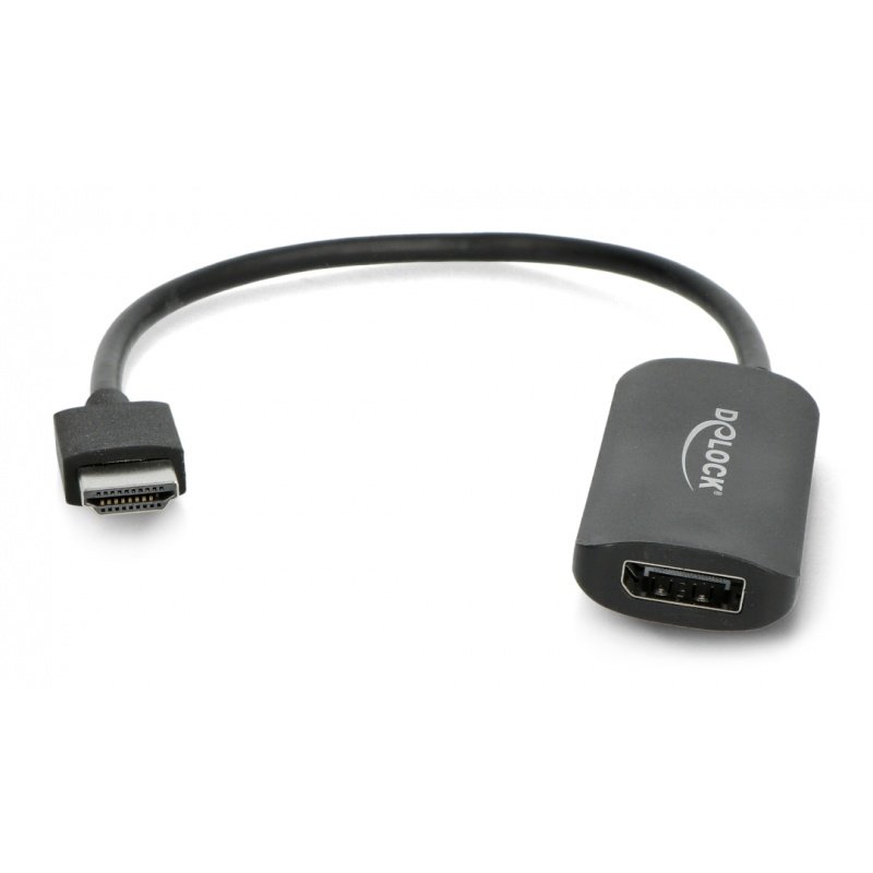 Adapter HDMI Stecker - Displayport Buchse + microUSB 4K 60Hz
