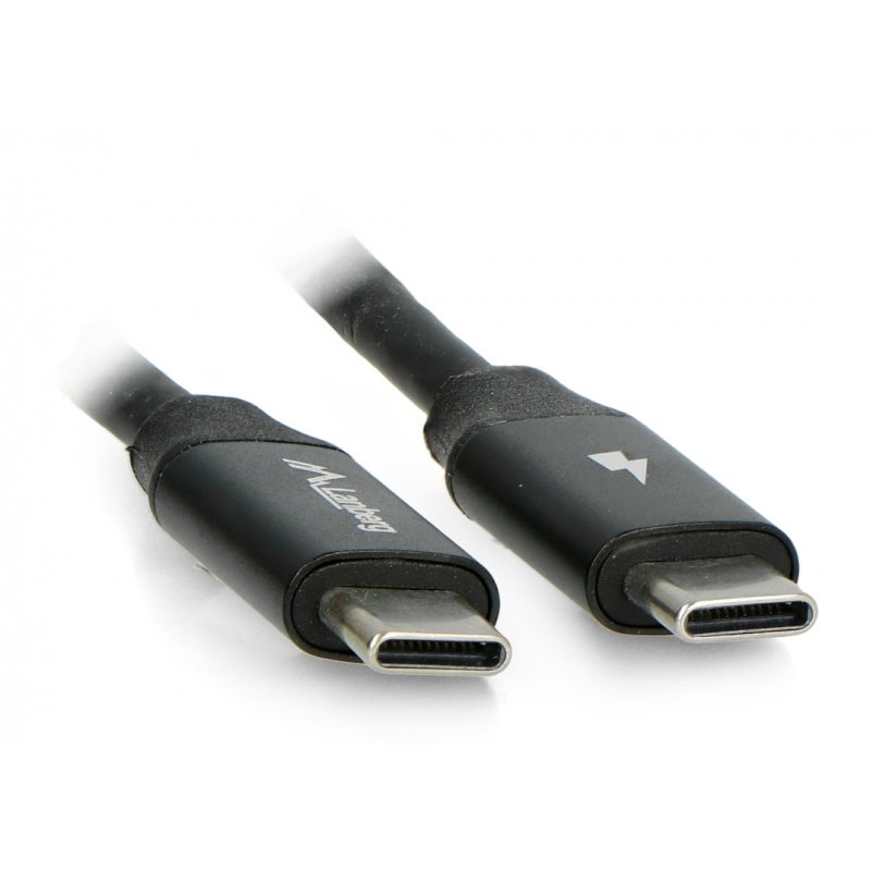 Lanberg USB C - USB C 2.0 schwarz Premium QC 4.0 PD 1,8 m Kabel
