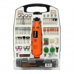 Mini Schleif- und Bohrmaschine Kraft&Dele 270W + Zubehör - 235 Teile - KD10245