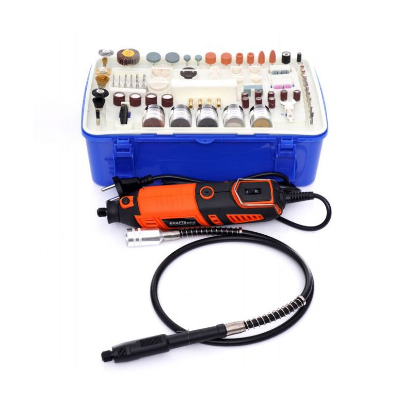 Minischleifer - 270 W Bohrer + Zubehör - 218 Elemente - KD10751