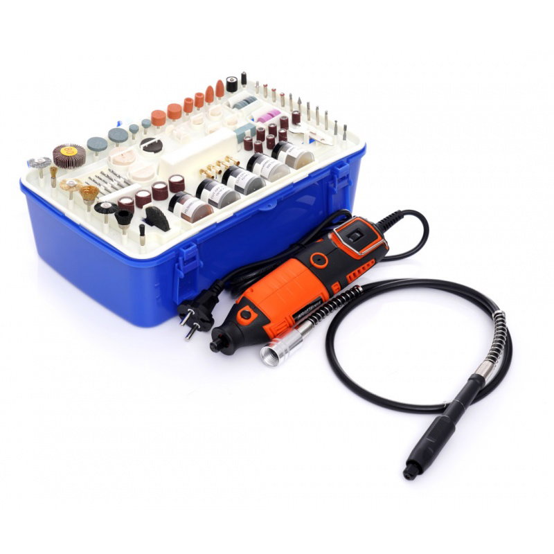 Minischleifer - 270 W Bohrer + Zubehör - 218 Elemente - KD10751