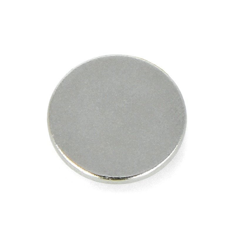Runder Neodym-Magnet mit Klebeschicht - 10x1mm - 10Stk