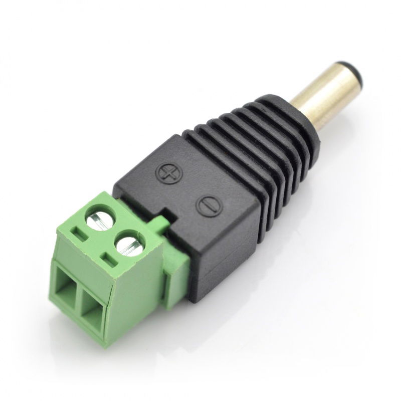 DC-Stecker 5,5 x 2,5 mm mit Schnelltrennstecker - 5 Stk