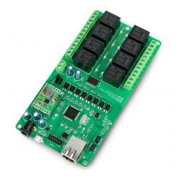 Numato Lab - 8-Kanal Relaismodul 12V 10A / 250VAC + 10GPIO -