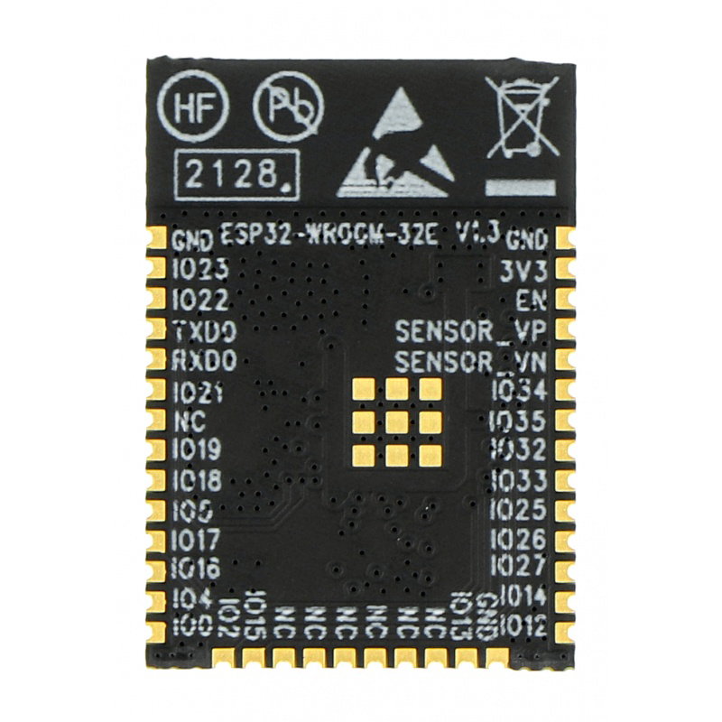 System WiFi + Bluetooth BLE Espressif ESP32-WROOM-32E - SMD -
