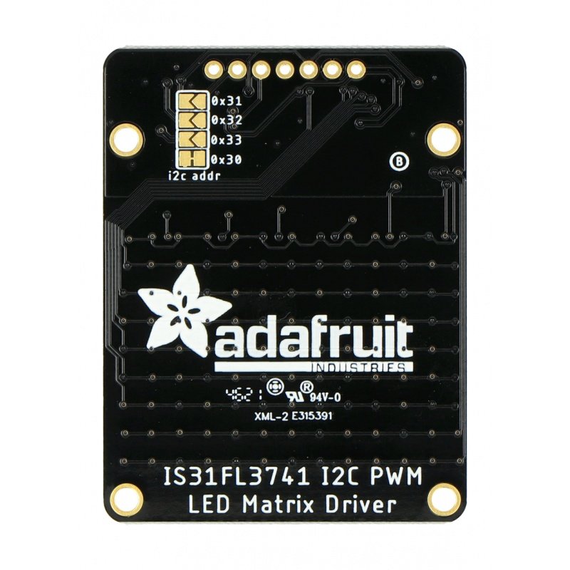 RGB LED Matrix Driver - Modul mit RGB LED Matrix 117 Dioden -