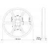 Räder 90x10 mm - schwarz - Pololu 1435 - zdjęcie 5