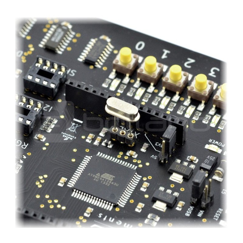 EXtrino SMD v12 Modul mit ATXmega128A3U Mikrocontroller +