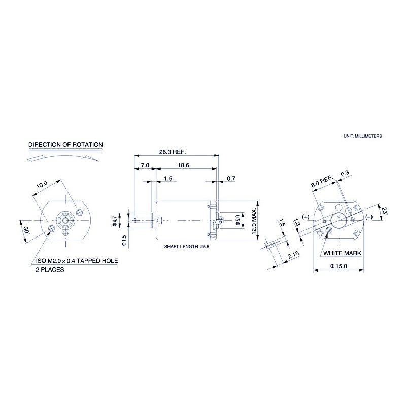 MT64 3-6V Minimotor