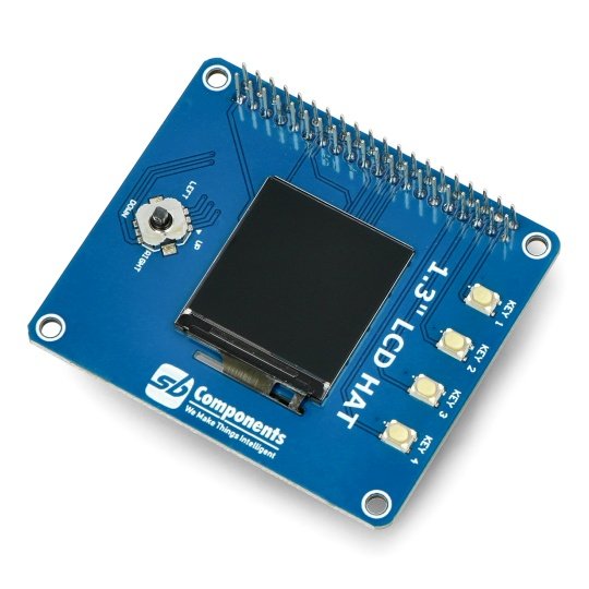 Shield HAT mit LCD-Display 1,3 '' 240x240px für Raspberry Pi - SB