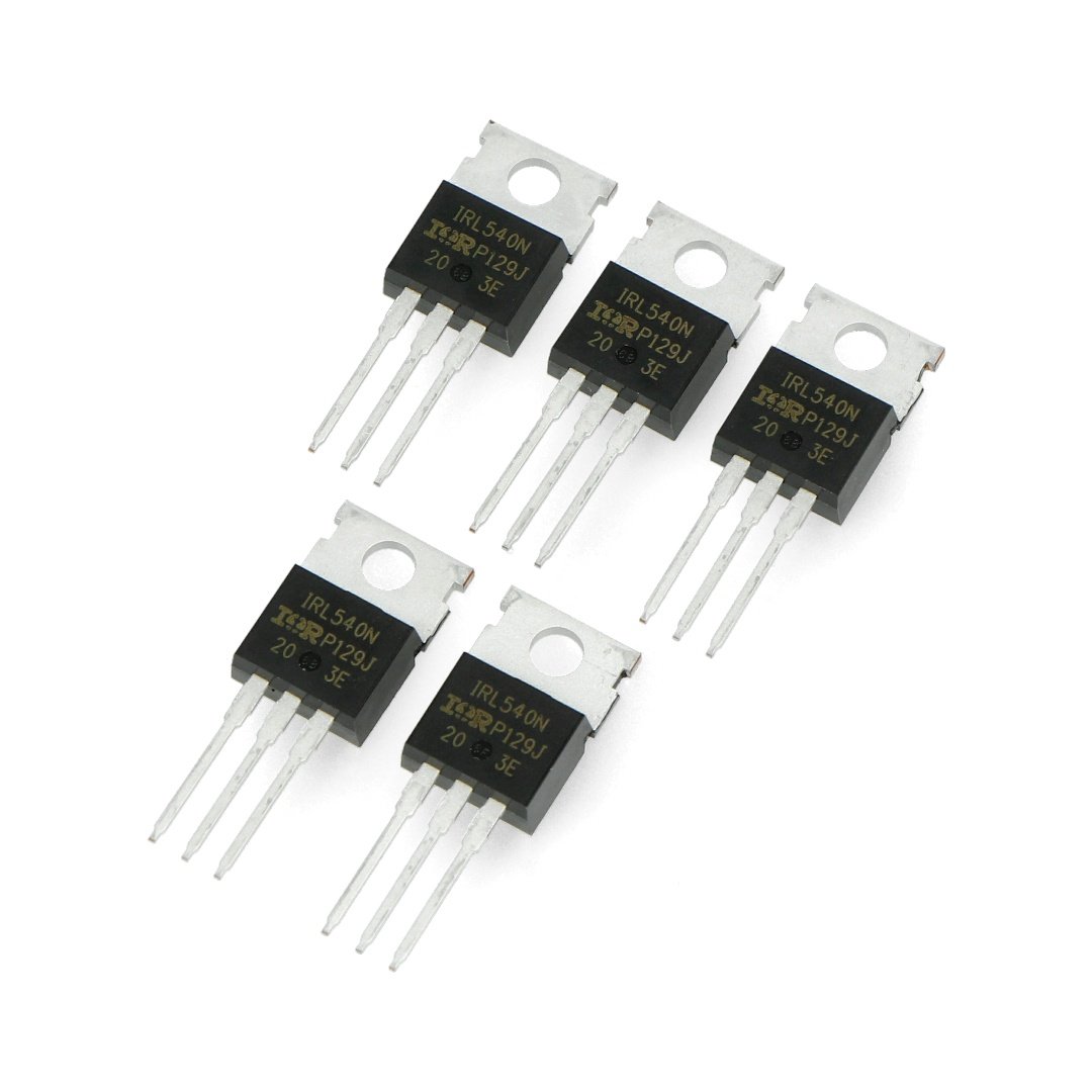 Transistor N-MOSFET IRL540NPBF - THT - 5St.