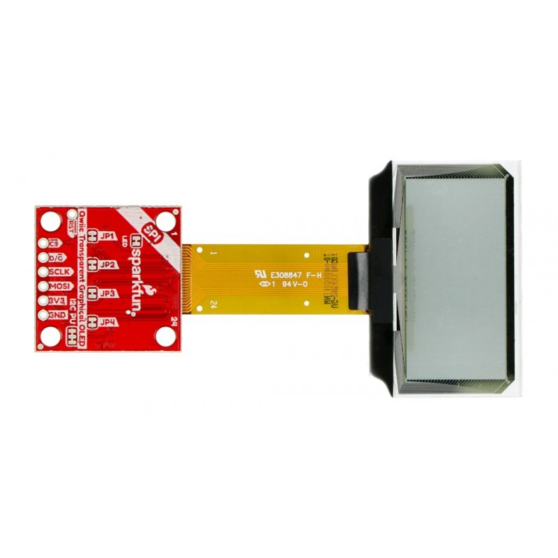 Transparentes OLED-Anzeigemodul – Qwiic – SparkFun LCD-15173