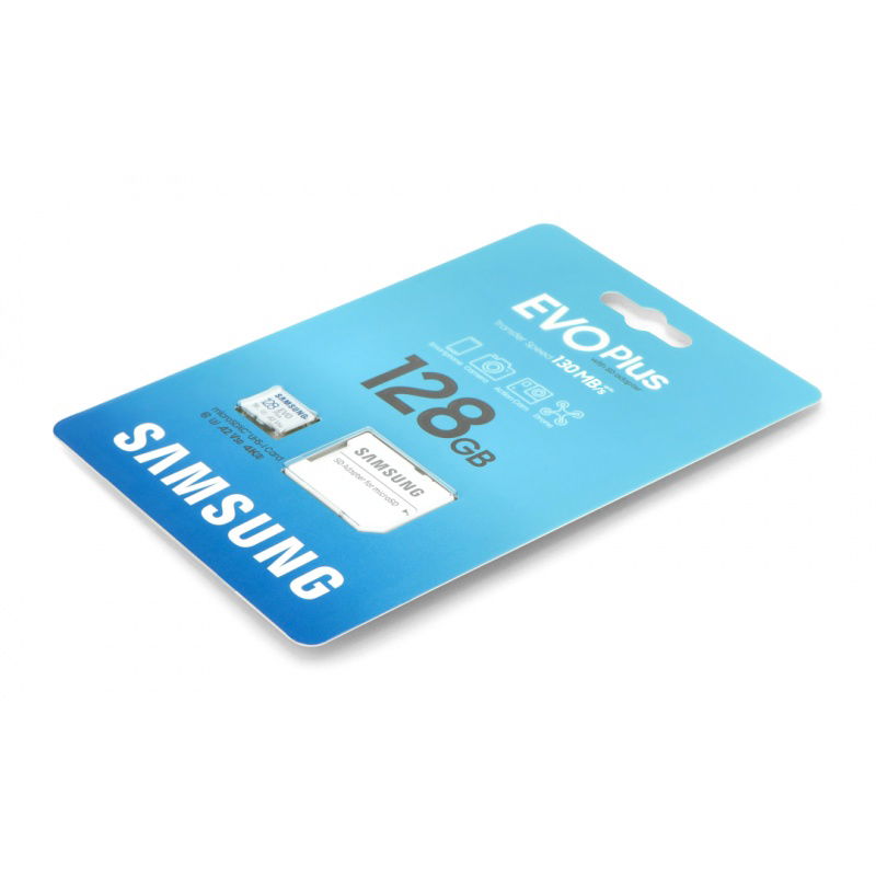 Samsung EVO Plus microSD XC 128GB 130MB/s UHS-I U3 Klasse 10