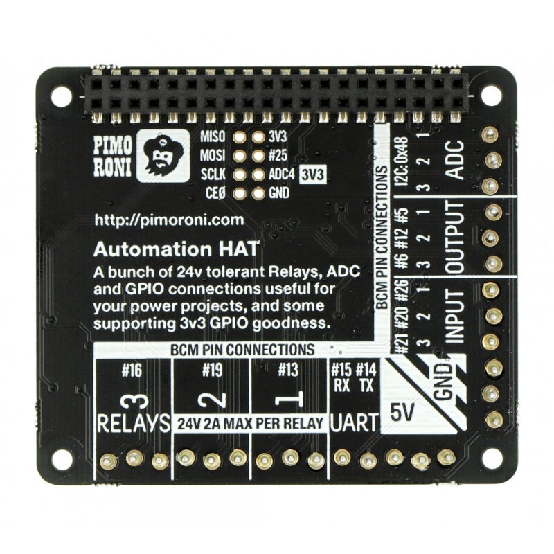 Automation Hat 3x Relais + LED - Erweiterung für Raspberry Pi