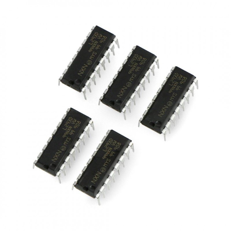 L293D - Zweikanaltreiber für Motoren 36V / 0,6A - 5 Stk.