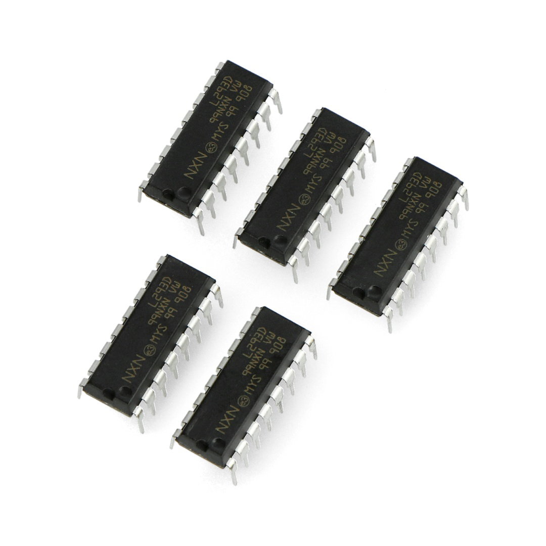 L293D - Zweikanaltreiber für Motoren 36V / 0,6A - 5 Stk.