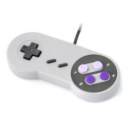 SNES - Retro-Gamecontroller - lila Tasten