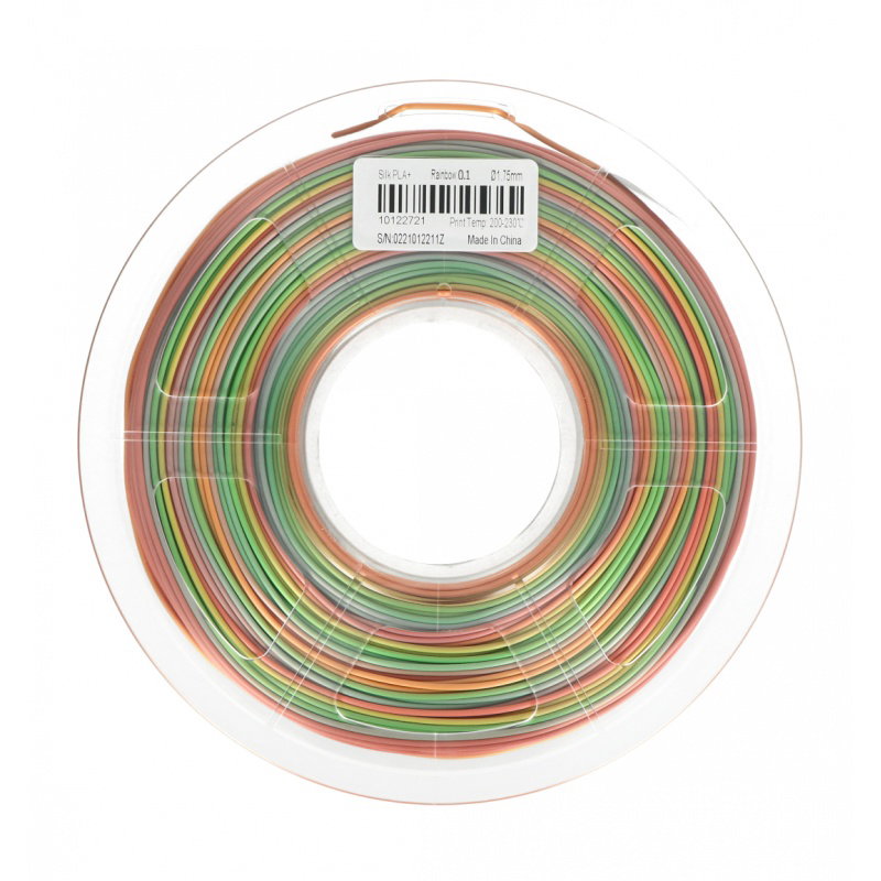 Filament Sunlu PLA + Seide 1,75 mm 1 kg - Regenbogen