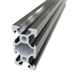 Aluminiumprofil V-Slot 2040 schwarz eloxiert 500mm