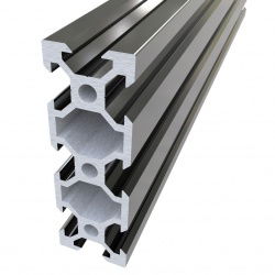 Aluminiumprofil V-Slot 2060 schwarz eloxiert 250mm