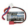 Li-Pol Redox 350mAh 20C 2S 7,4V Paket - zdjęcie 2