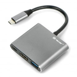 Tracer A-1-Adapter, USB C, HDMI 4K, USB 3.0, PDW - 100 W