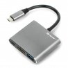 Tracer A-1-Adapter, USB C, HDMI 4K, USB 3.0, PDW - 100 W - zdjęcie 1