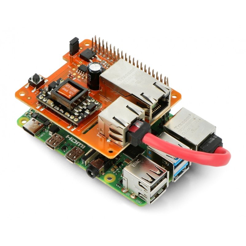 Pi PoE Switch HAT - Power over Ethernet für Raspberry Pi 4B /