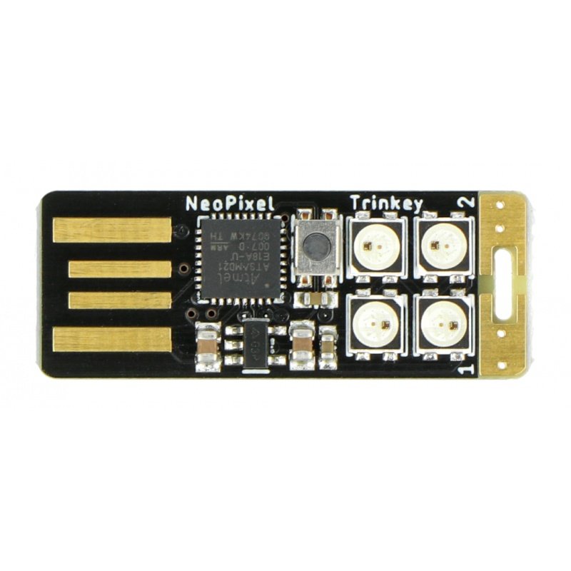 Adafruit Neo Trinkey - USB SAMD21 Modul, 4 RGB NeoPixel Dioden