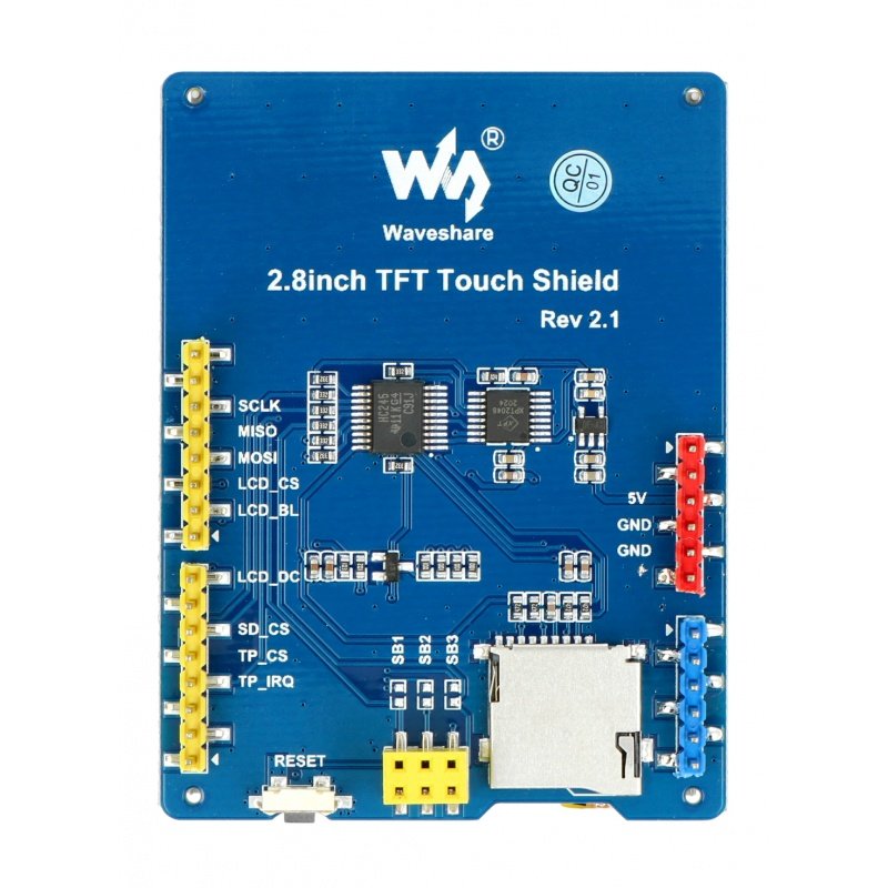 LCD TFT Rev 2.1 Touch-Display 2,8 '' 320x240px SPI mit
