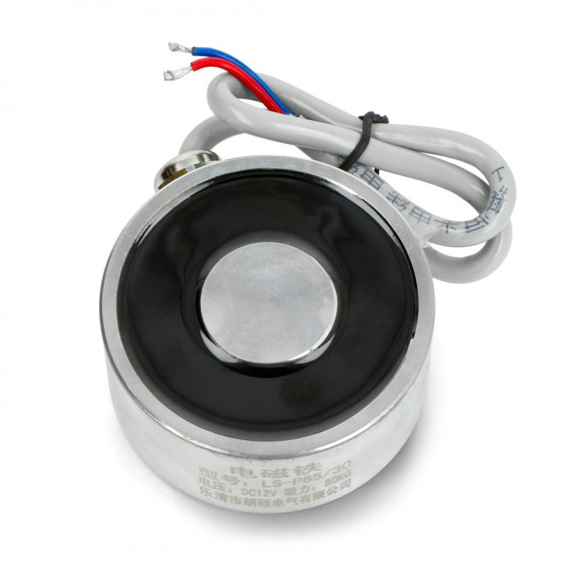 Elektrohaftmagnet 12V 10W 80kgf