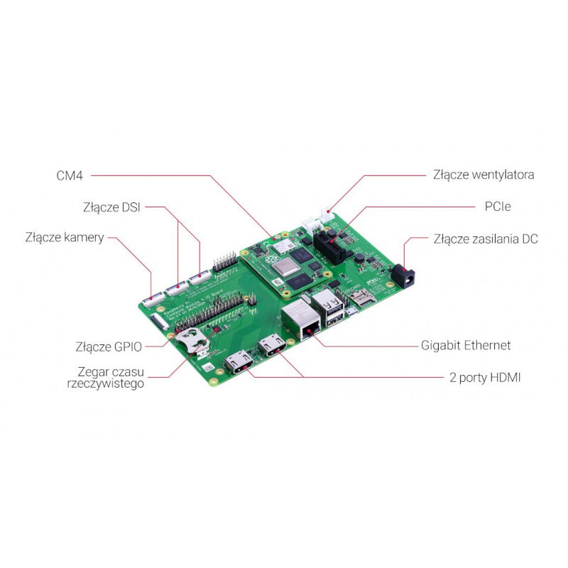 Raspberry Pi CM4IO - Erweiterungsplatine für Raspberry Pi CM4