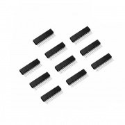 2 × 15-polige Buchsenleiste für 13,2-Modul – Raster 2,54 mm –