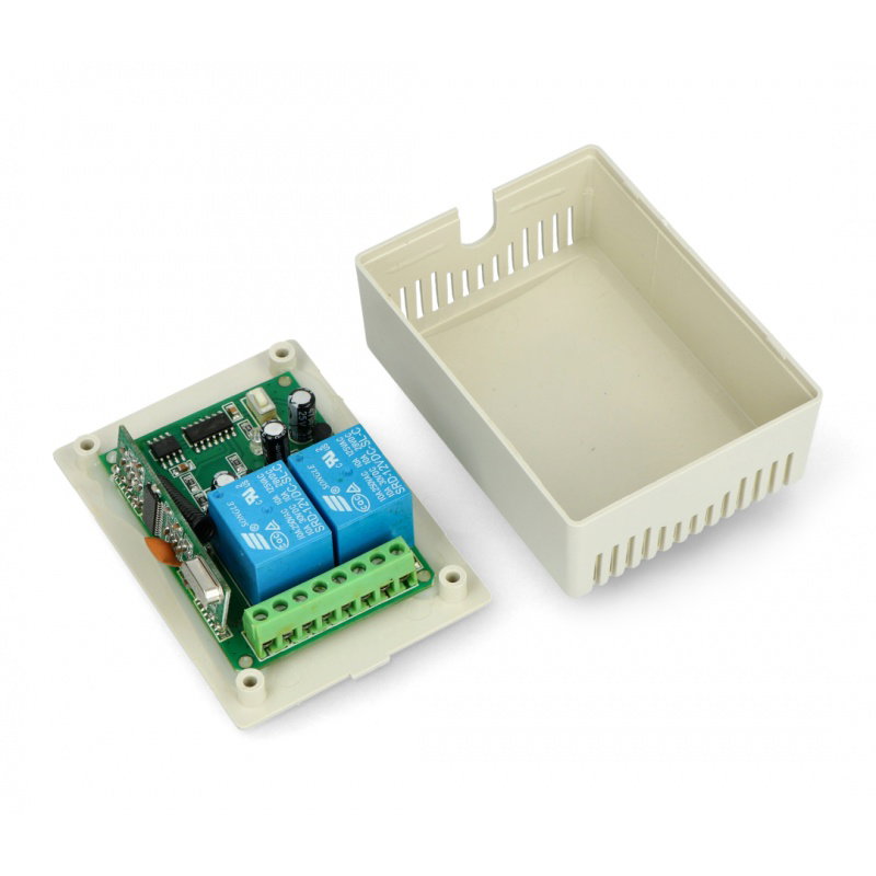 Fernbedienung 12 / 24 V DC - 433,92 MHz - 2 Kanäle