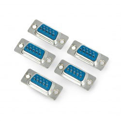 D-SUB 9 Buchse für Kabel - 5 Stk.