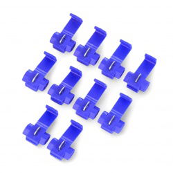 KFZ-Schnellkupplung 1-2,5mm blau - 10St