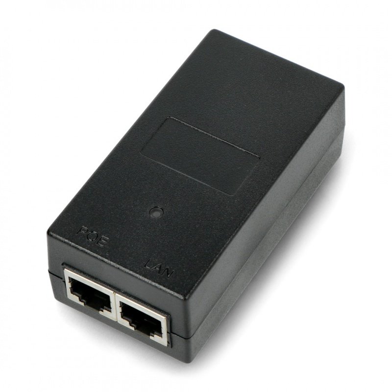 Desktop PoE Netzteil - RJ45 - mit IEC C8 Buchse - 48V / 0,5A /