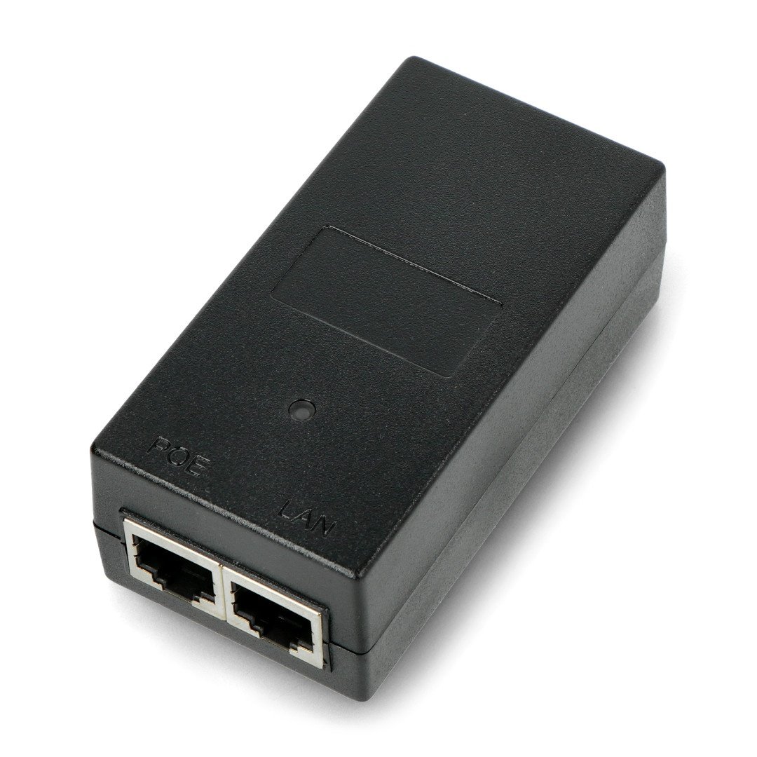 Desktop PoE Netzteil - RJ45 - mit IEC C8 Buchse - 48V / 0,5A / 24W