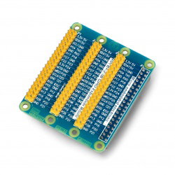 Expander GPIO HAT Pins - Schild für Raspberry Pi 4/3/2/B+ - blau