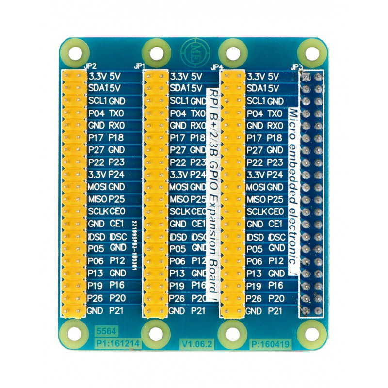 Expander von GPIO HAT Pins - Schild für Raspberry Pi 4/3/2 / B