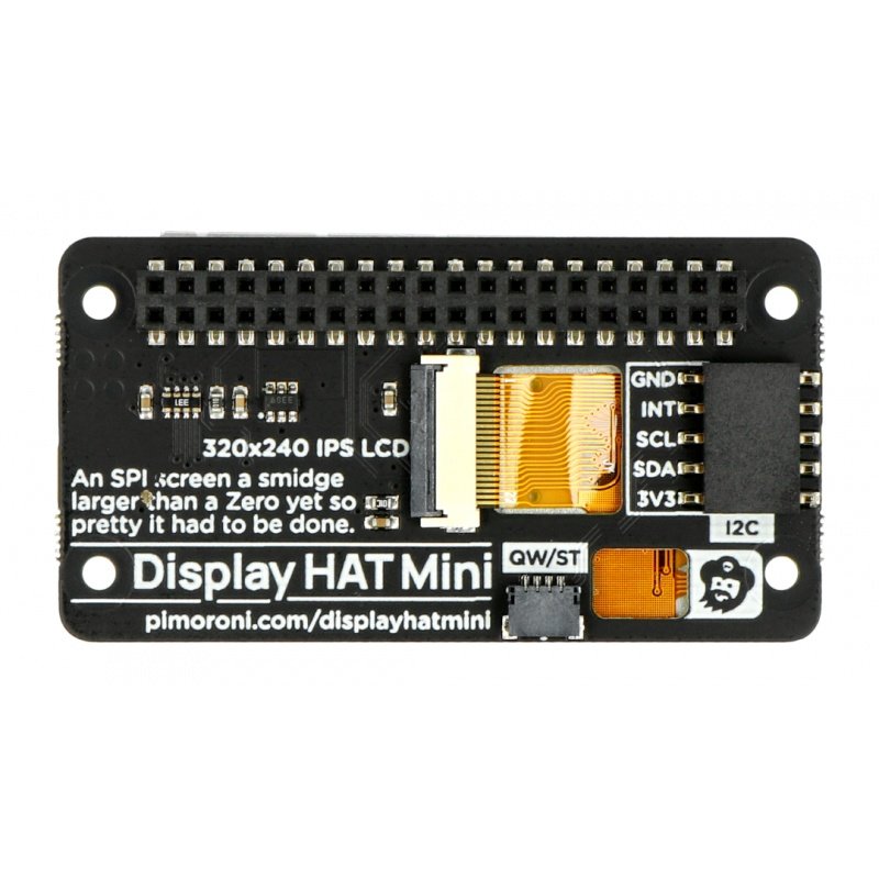 Display HAT Mini - Overlay mit IPS LCD 2 '' 320x240px für