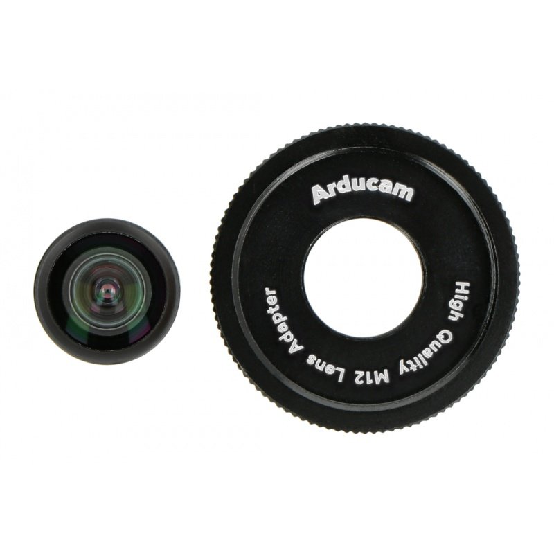 M12 3,9-mm-Objektiv mit Adapter für Raspberry Pi HQ-Kamera -