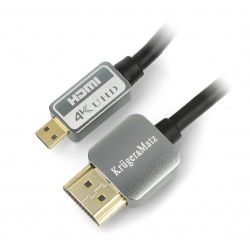 Kruger & Matz microHDMI - HDMI-Kabel - 3m