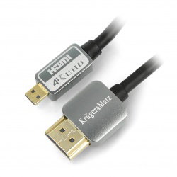Kruger&Matz microHDMI - HDMI-Kabel - 3m