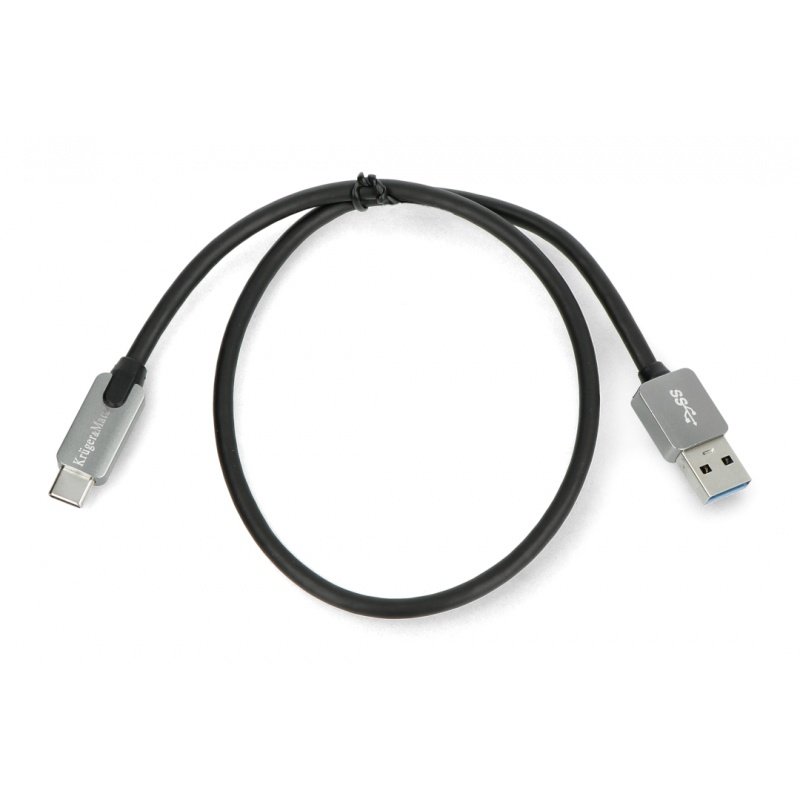 Przewód USB 3.0 A - USB C 5Gb/s 0.5m Kruger&Matz KM0347