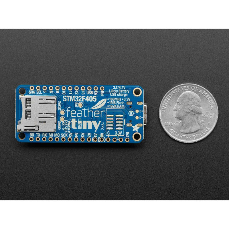 Feather STM32F405 Express - Platine mit STM32F405