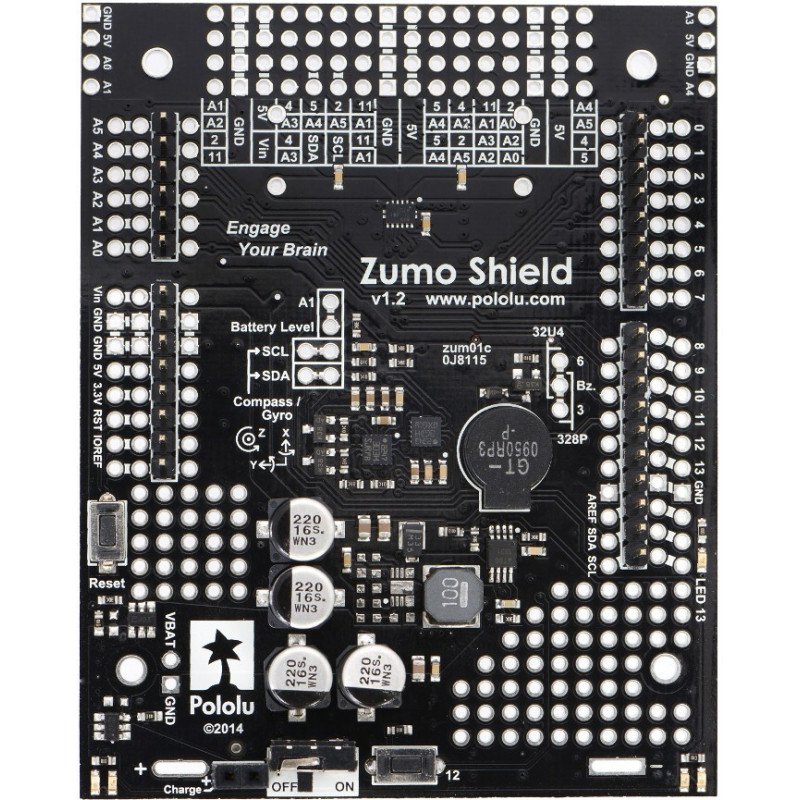 Zumo Shield v1.2 - Arduino-Motherboard