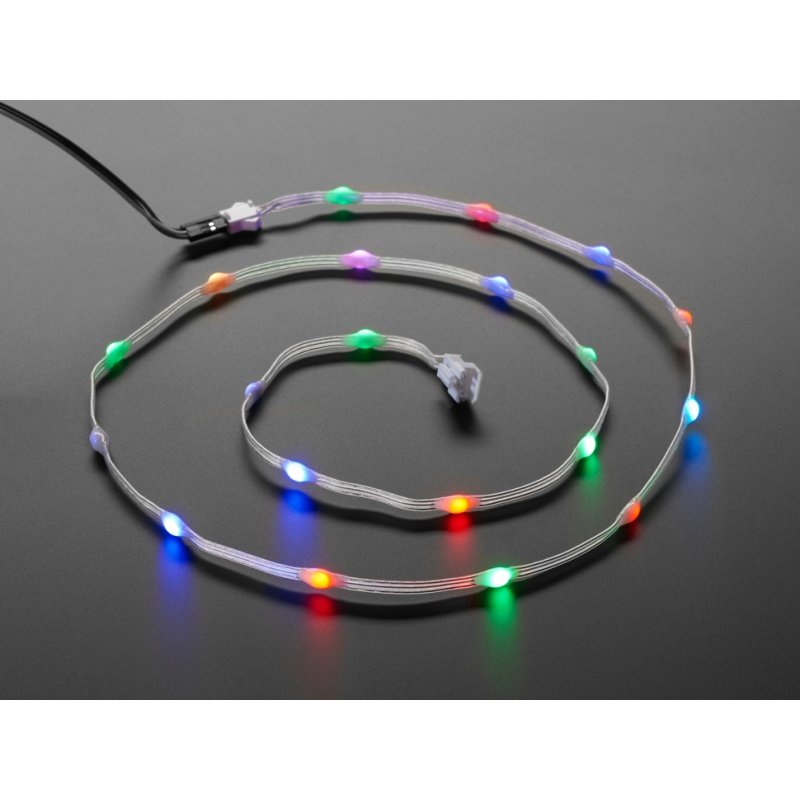 Adafruit NeoPixel Slim LED Dot Strand - 20 LEDs at 2" Pitch - 1