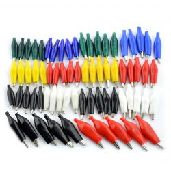 Krokodilklemmen-Set 27mm, 35mm, 44mm - 70St